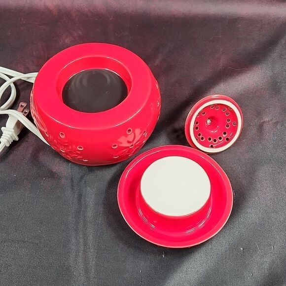 🩵PartyLite Red Christmas Traditions Ornament Fragrance Warmer - Picture 7 of 8
